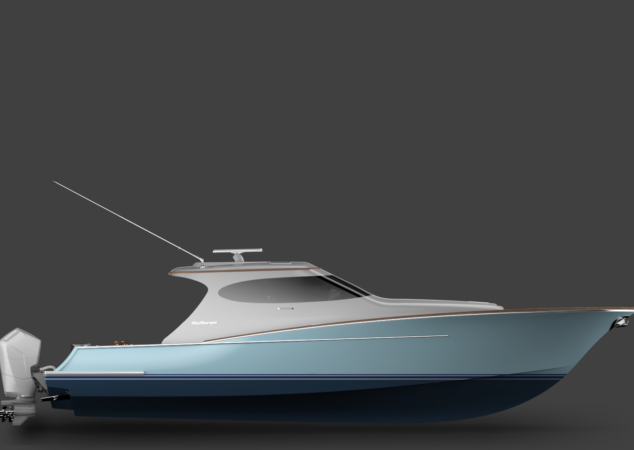 Hatteras 48 Rendering