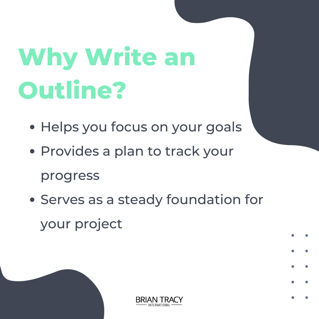 write a book outline