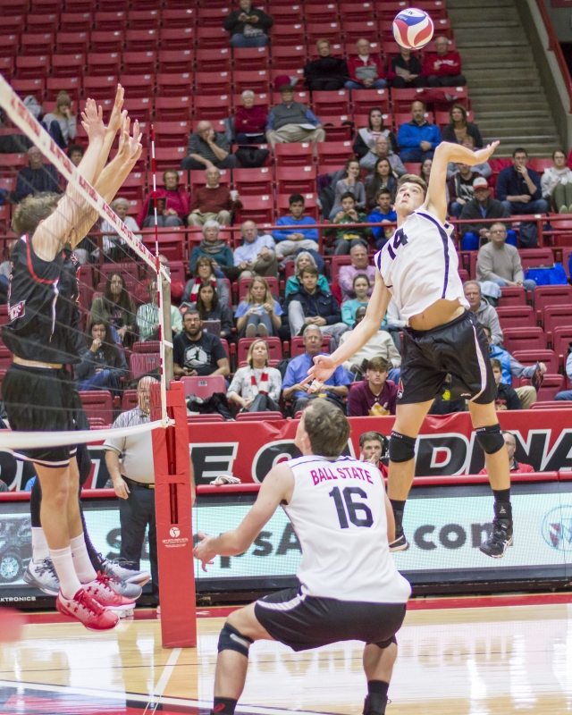 RECAP: Ball State men's volleyball sweeps Saint Francis in 3 sets