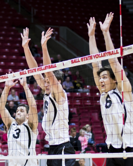 Ball State men's volleyball moves to No. 13 in NCAA rankings following 2-win weekend