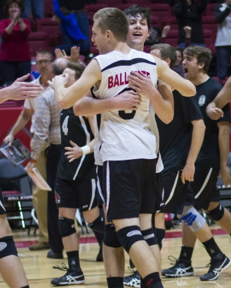 Ball State men's volleyball stretches win streak to four with two road wins