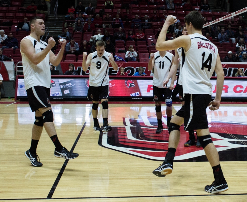 Five Ball State men's volleyball players receive MIVA awards