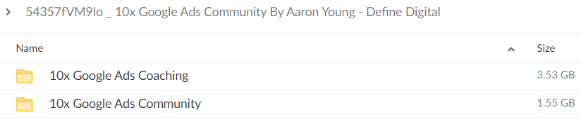 10x Google Ads Community By Aaron Young - Define Digital - free download