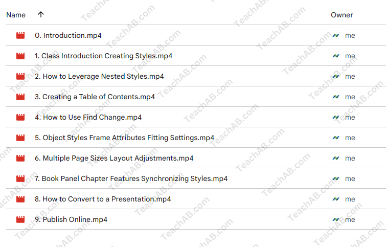Adobe InDesign CC: Advanced Features By Jason Hoppe - free download