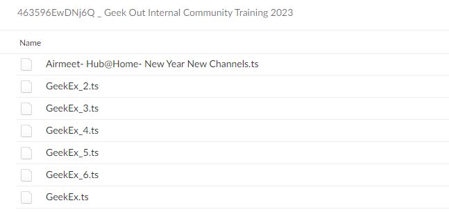 Geek Out Internal Community Training 2023 - free download