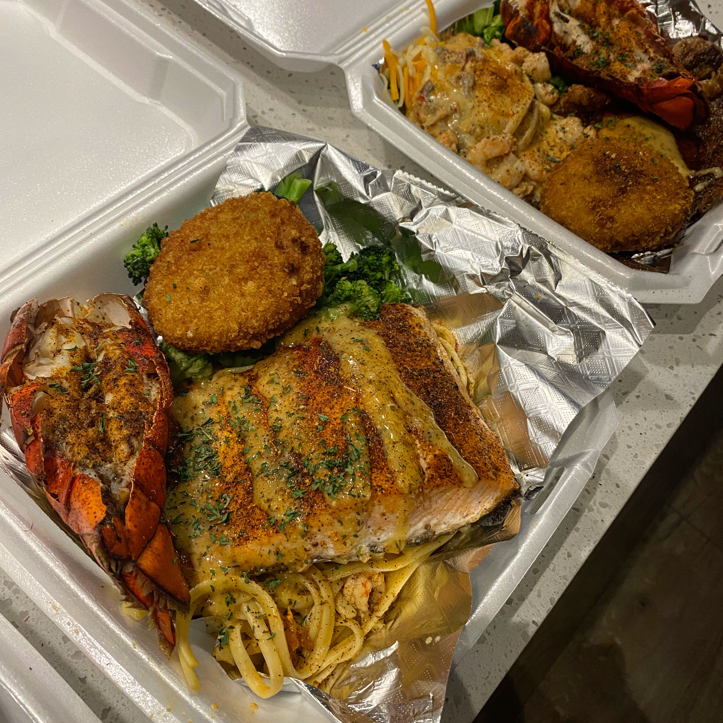 Big Ass Salmon Dinner