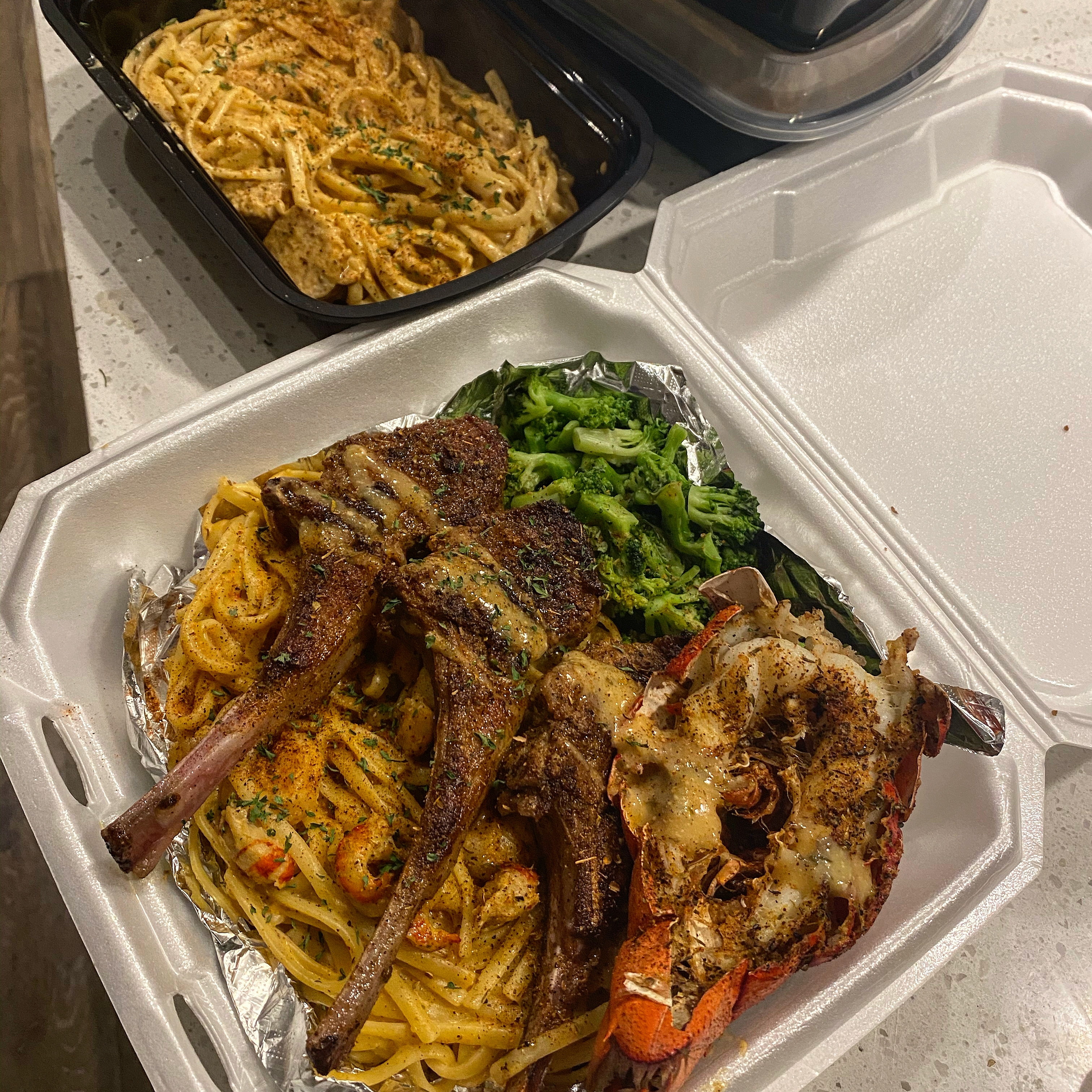 Lamb Chop Dinner