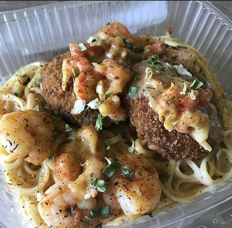 CrabCake Seafood Pasta
