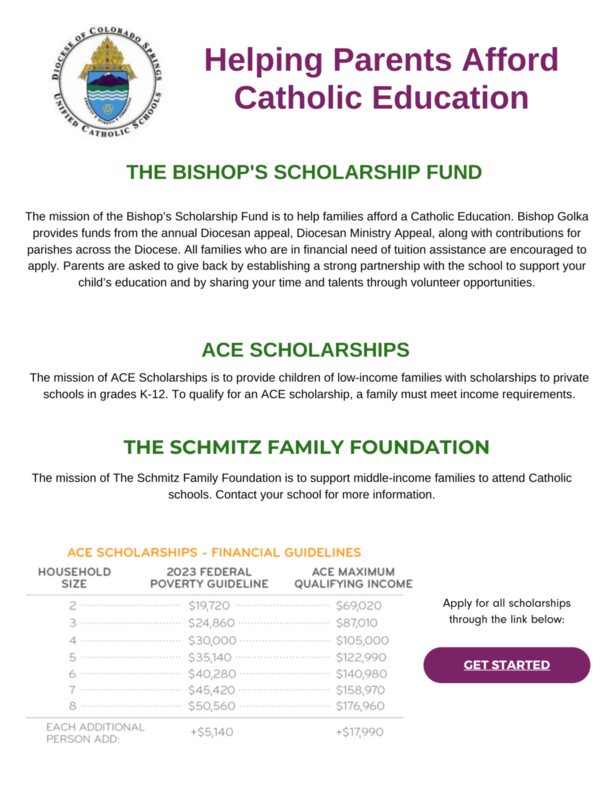 Pax Christi Catholic Church Admissions