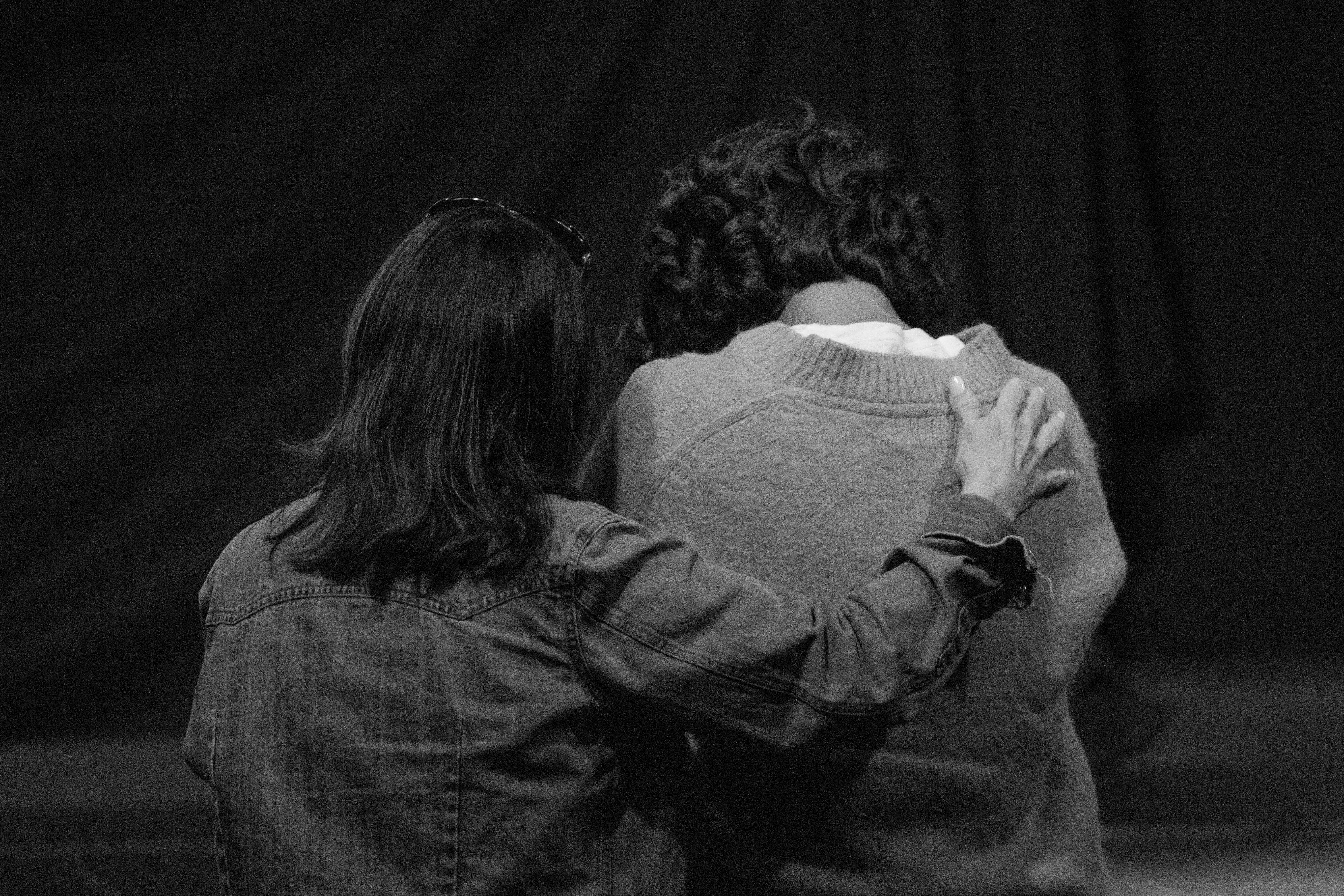 People praying together at Hope City Church in Baltimore