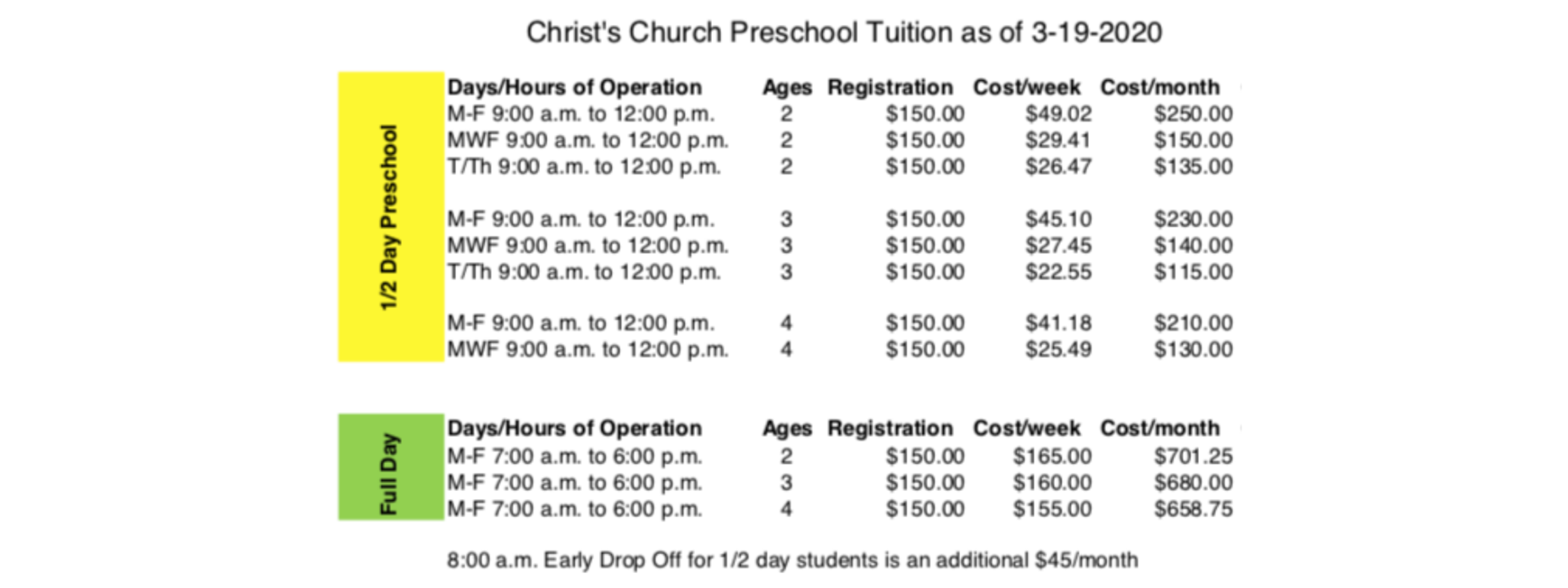 Christ s church cc learning center