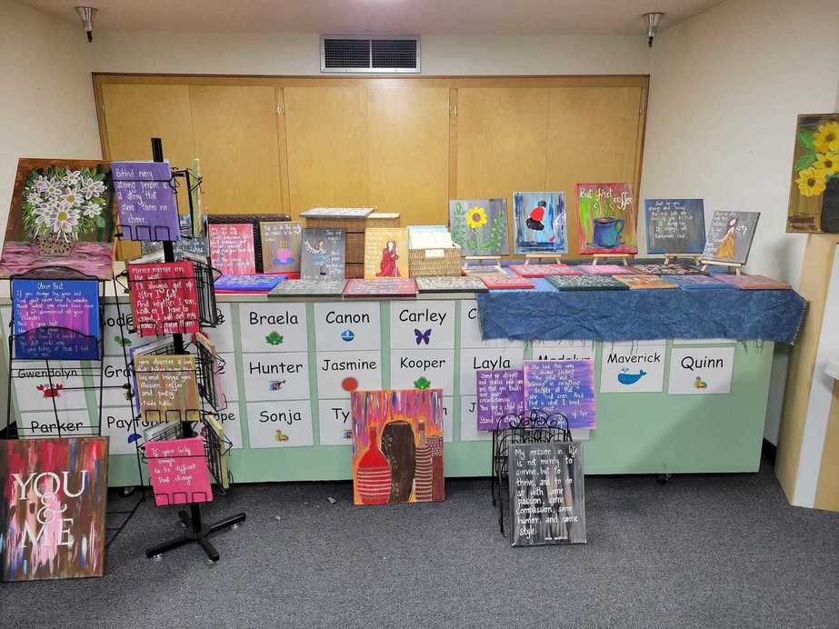 Previous Harvest Bazaar community display