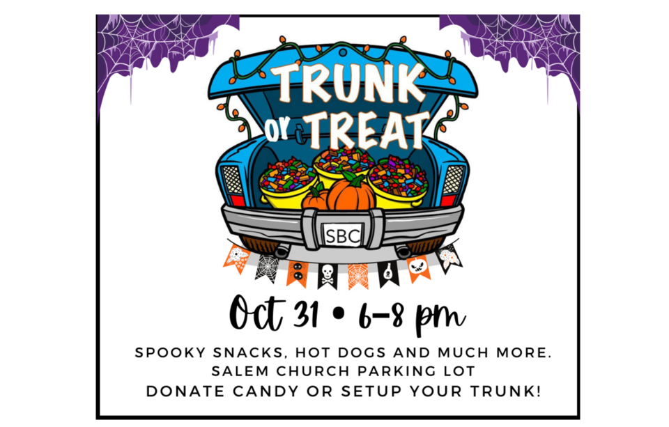 Salem Baptist Church Sparta VA Trunk or Treat