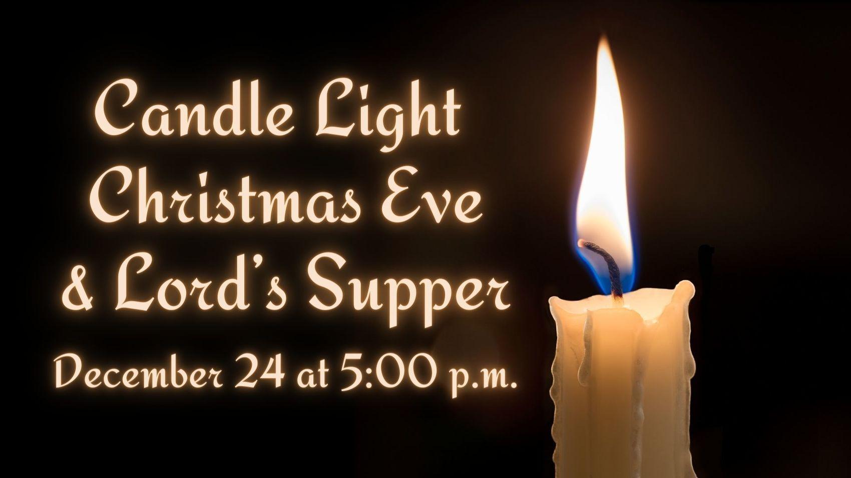 Mount Zion Baptist Church Candle Light Christmas Eve