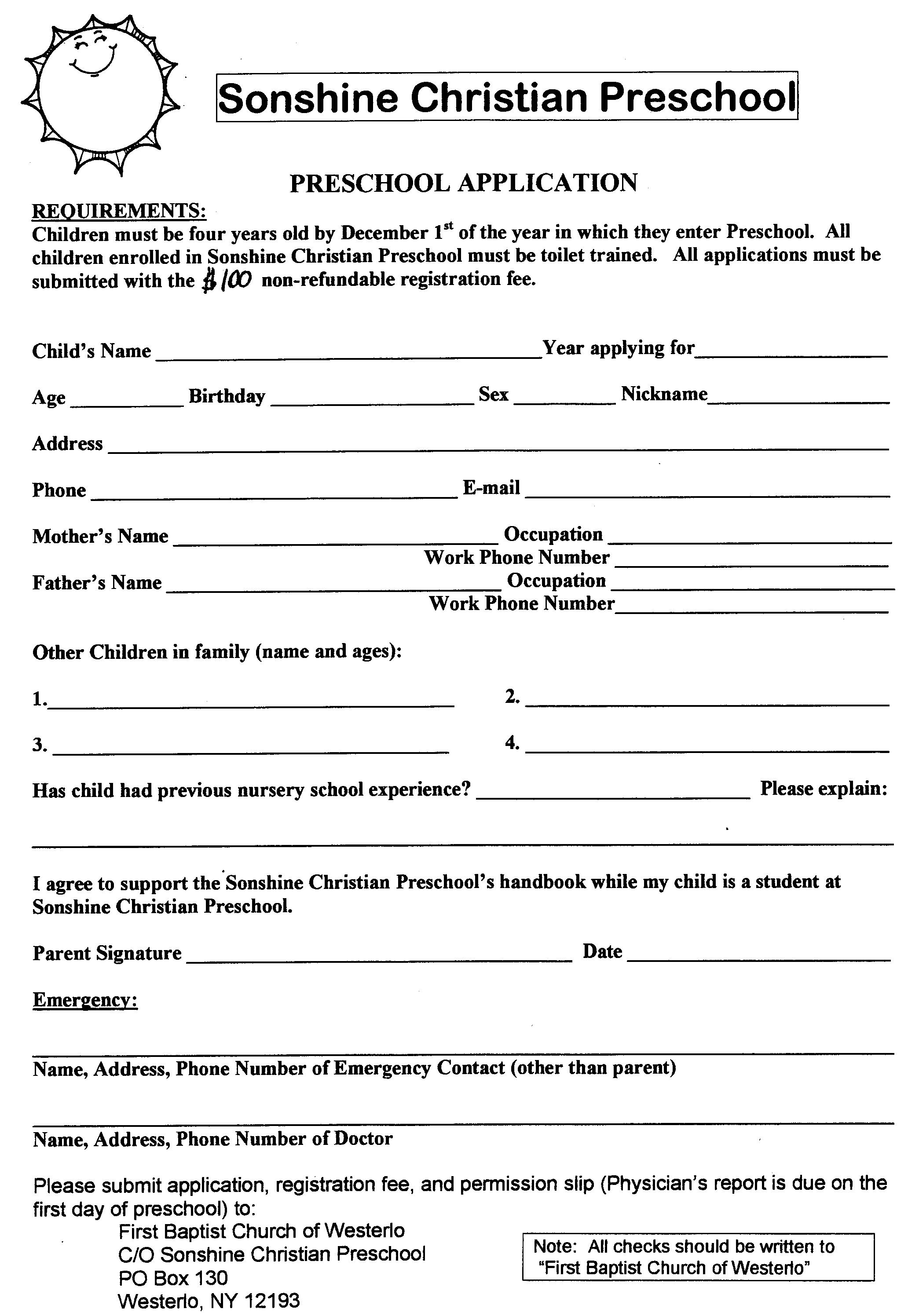 first baptist church westerlo attn dennis preschool kindergarten recommendation letter