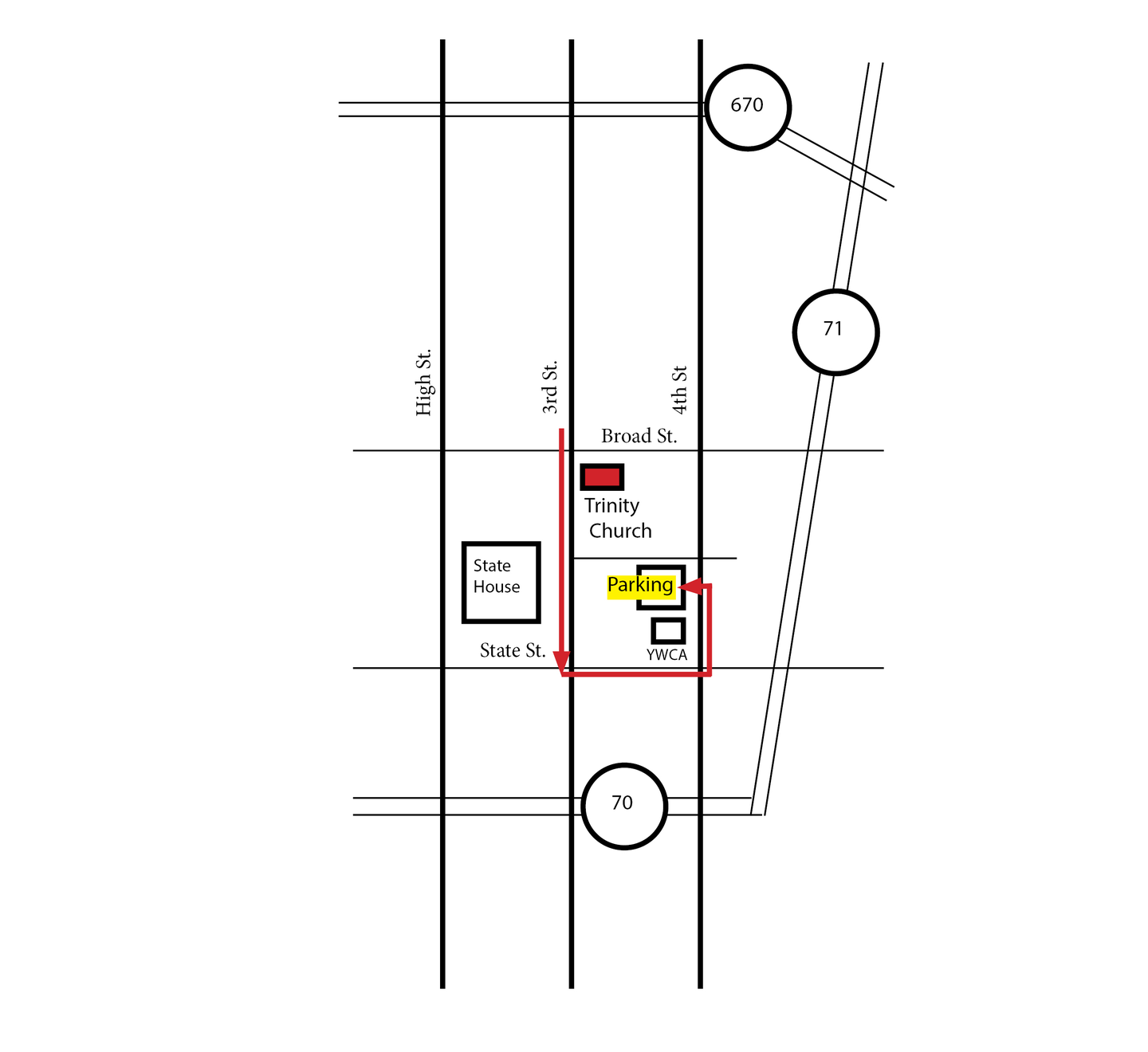 Trinity Episcopal Church Map & Directions