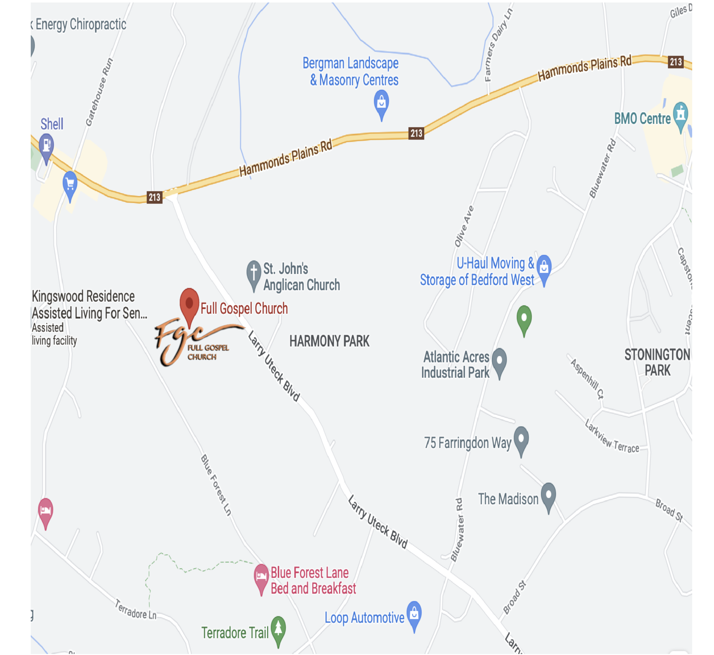 Full Gospel Church Halifax, Nova Scotia Contact Us