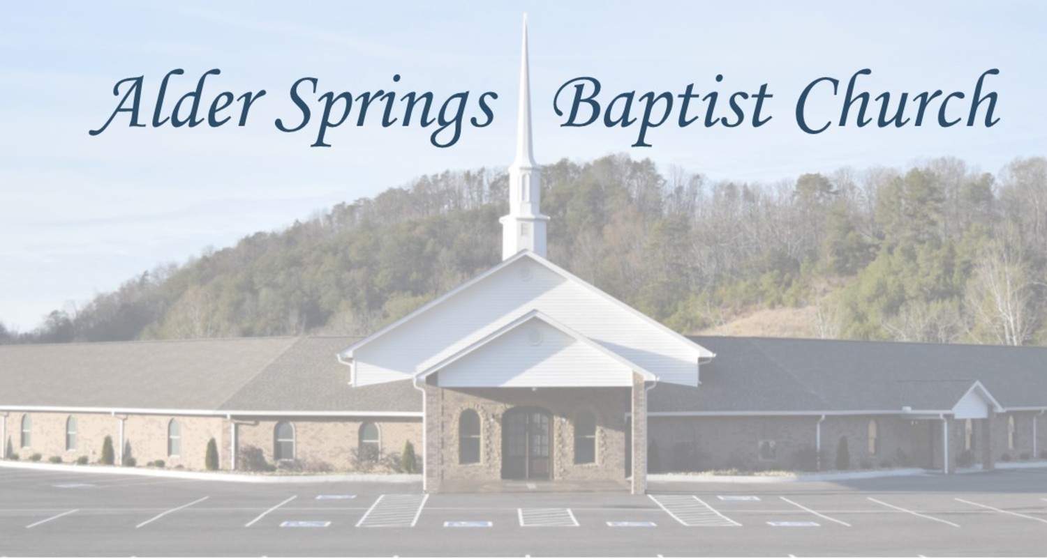 Alder Springs Baptist Church Home