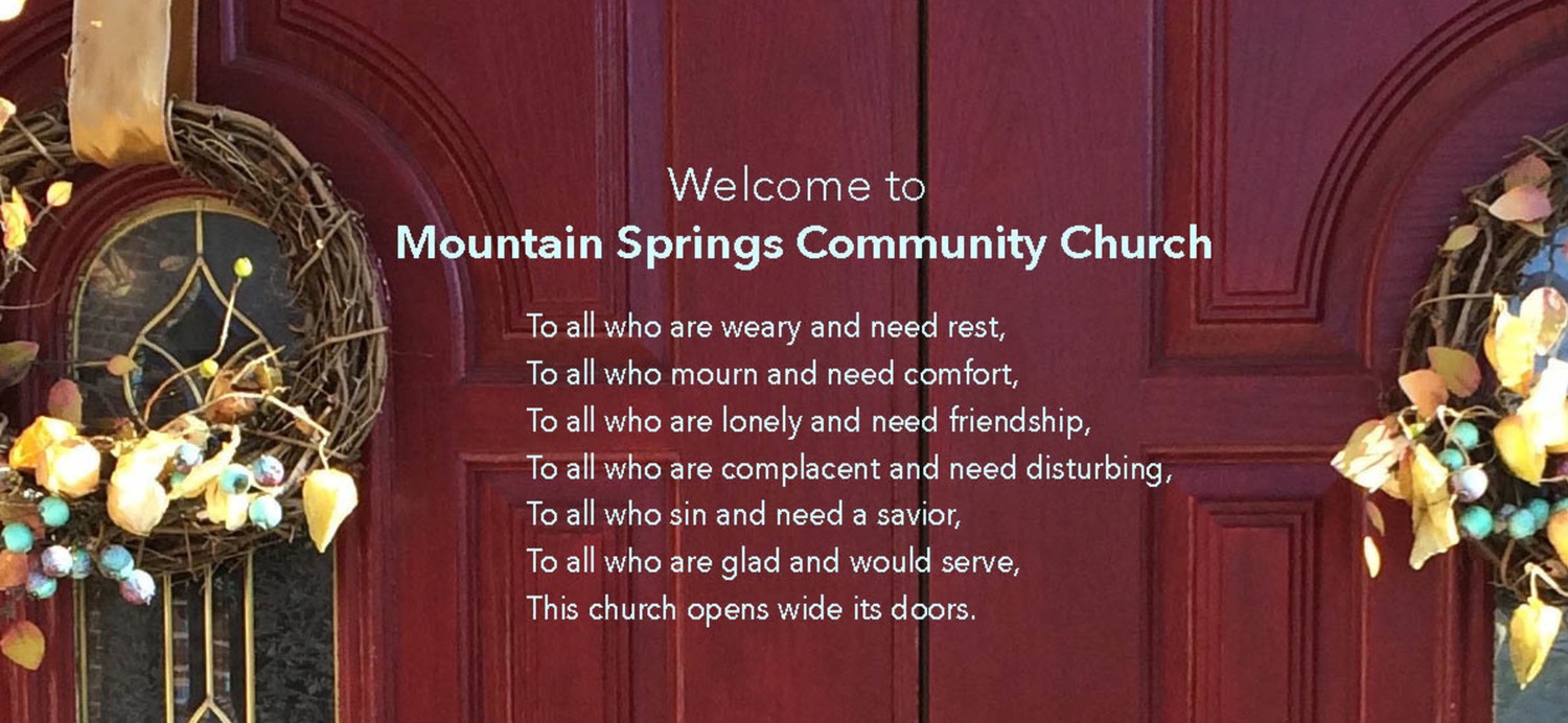 Mountain Springs Community Church