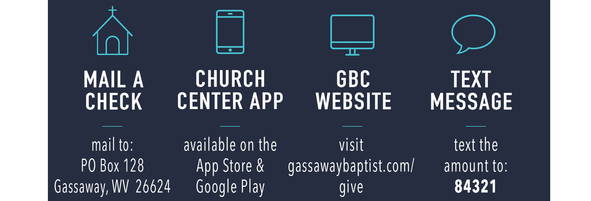 Gassaway Baptist Church Donate
