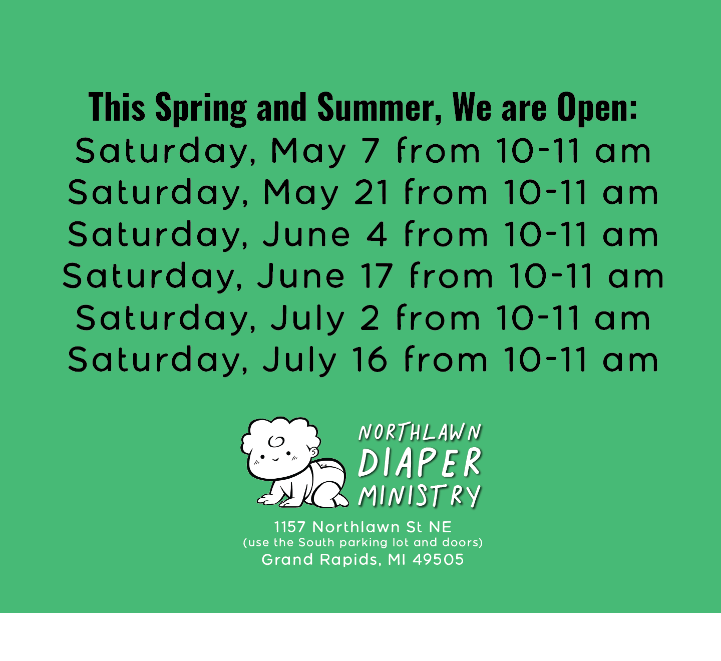 Northlawn United Methodist Church Diaper Ministry