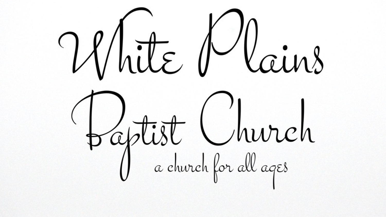 White Plains Baptist Church Home
