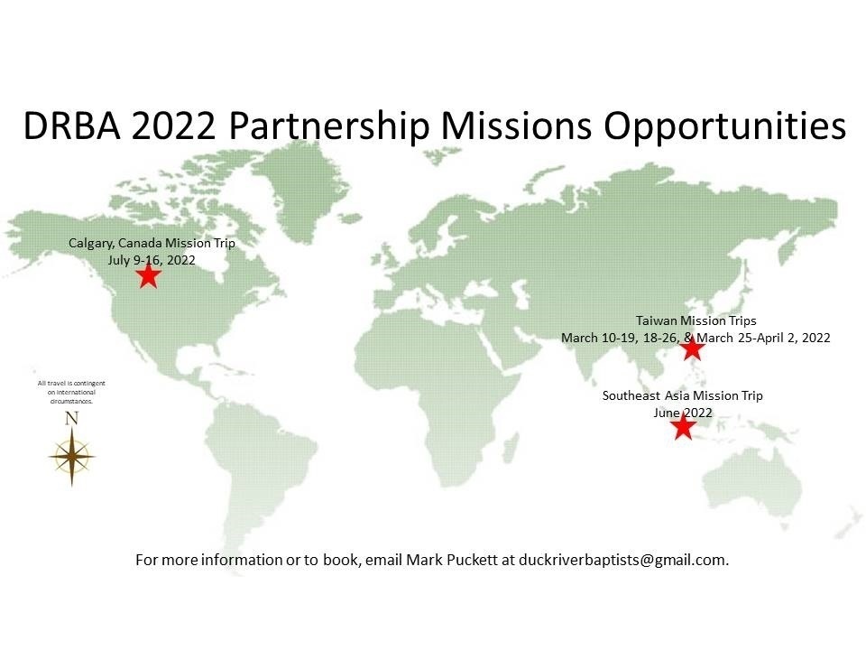 Duck River Baptist Association Mission Partnerships