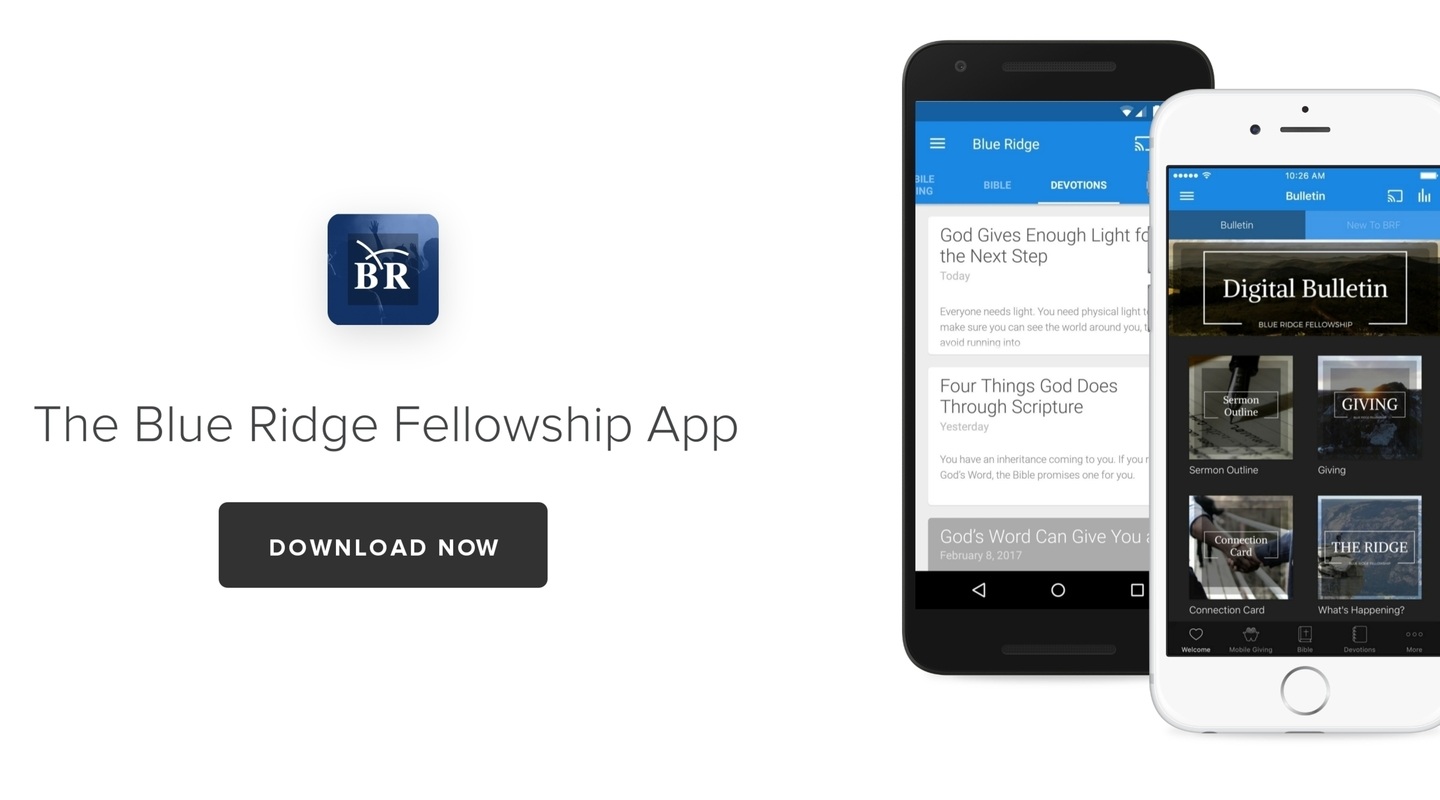 Blue Ridge Fellowship Church | Phone App