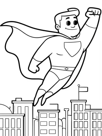 Join A Brave Superhero on their thrilling adventures as they fly through the city to protect its citizens. Download and print these exciting Character Coloring Pages now!