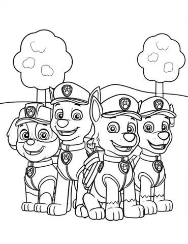 Get your child's imagination running wild with our collection of Paw Patrol coloring pages. From their favorite characters to exciting scenes, our printable pages will keep your child entertained for hours.