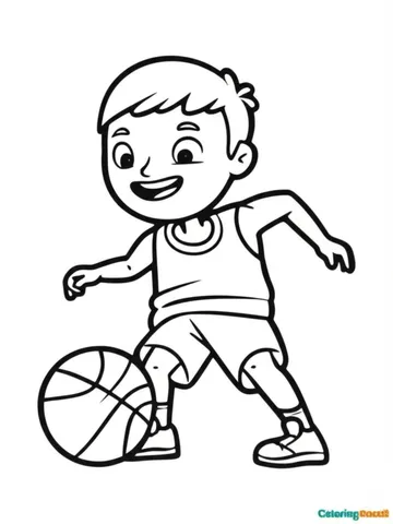Explore the world of NBA basketball with our collection of free-style coloring pages featuring your favorite players. From dunks to crossovers, these pages are perfect for any young basketball fan.