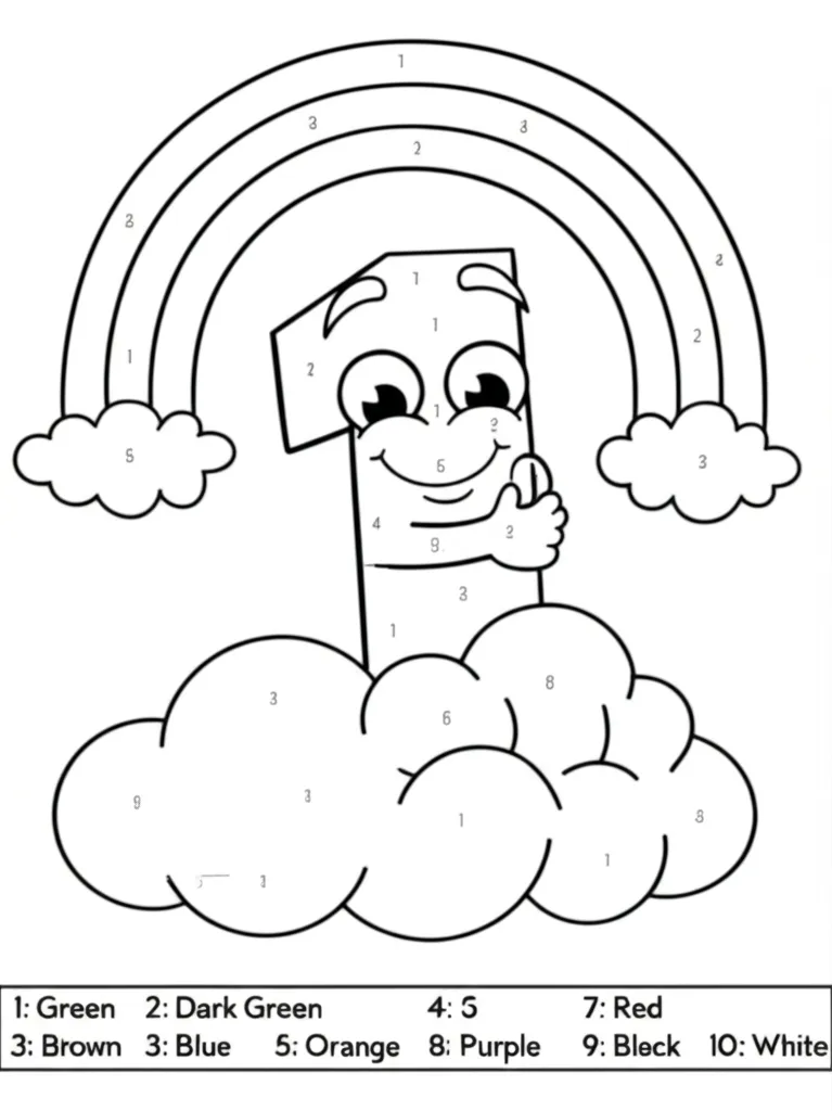 Numbering With Colors - Numbers For Toddlers - Crazy Numbers