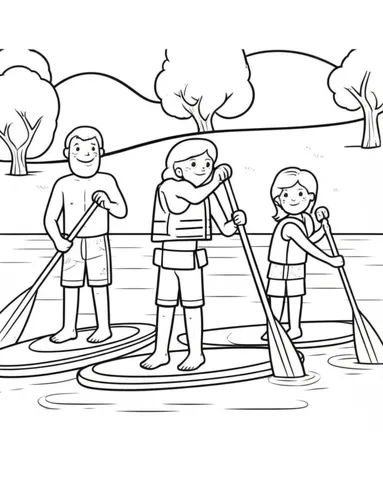 Discover the joy of coloring with our custom paddle-board themed coloring pages! Let your imagination run wild as you bring these vibrant scenes to life. Perfect for both kids and adults, these pages are sure to provide hours of entertainment and relaxation.