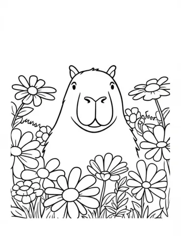 Explore the world of capibaras on our vibrant cartoon and character coloring pages. Let your imagination run wild as you bring these adorable creatures to life with your own unique colors.