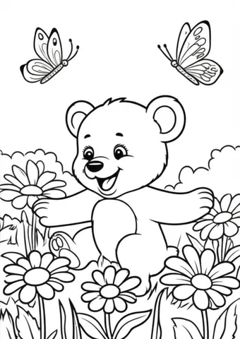 Get creative with bear coloring book pages on our animal coloring pages website. Let your child's imagination run wild with these adorable bear scenes. Perfect for kids of all ages!