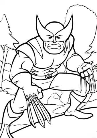 Explore the exciting world of Wolverine from Marvel with our coloring pages! Let your imagination run wild as you bring this fierce mutant to life with your own unique colors.