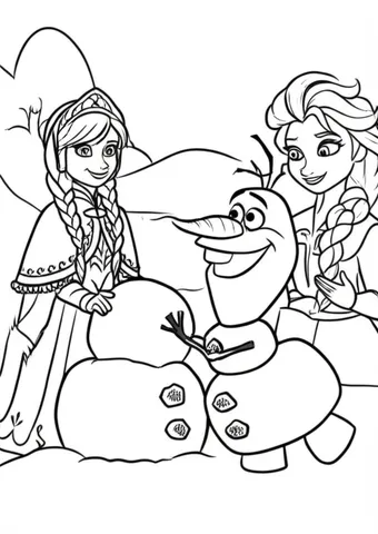 Bring the beloved snowman Olaf to life with our collection of Olaf coloring pages on Frozen Elsa and Anna on Disney Coloring Pages. Let your child's imagination run wild as they color in their favorite characters from the hit movie Frozen.
