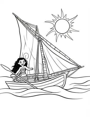 Explore our collection of free Moana coloring pages on our Moana Coloring Book website. Join Moana and her friends on their adventures with our Disney coloring pages. Download and print now for hours of coloring fun!