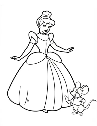 Get your child's imagination flowing with our collection of Disney Princess Cinderella coloring pages. These free printable coloring sheets feature scenes from the beloved fairy tale, perfect for kids of all ages.