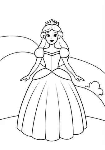 adult princess coloring pages