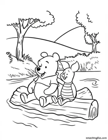 Join Winnie the Pooh and his friends on an adventure through the Hundred Acre Wood with these fun and free coloring pages from Disney. Let your imagination run wild as you bring these beloved characters to life with your own unique colors and designs.