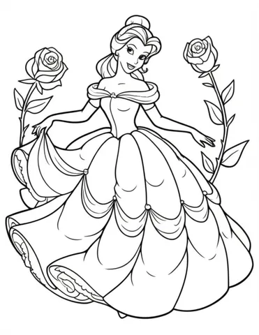 Find the perfect princess Belle coloring pages for free on our website! Bring the beloved character from Beauty and the Beast to life with our fun and engaging coloring pages. Explore the magical world of Disney and let your creativity soar!