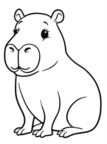 Get ready to color the cutest capibaras with our free printable coloring pages! These adorable animals will bring joy and fun to your coloring experience. Perfect for kids and adults alike, our cute capibara coloring pages are a must-have for any coloring enthusiast.