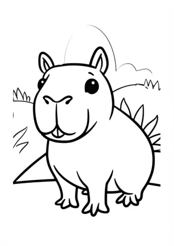 Get ready to color with these adorable capibara coloring pages! Perfect for kids and adults alike, these funny and cute capibara designs will bring joy and laughter to your coloring sessions. Download and print for free now!