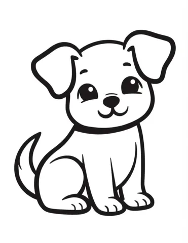 Get ready to have a paw-some time with our collection of coloring pages featuring cute doggies! These playful and lovable pups will bring joy to any child's day. Download and print now for hours of coloring fun!