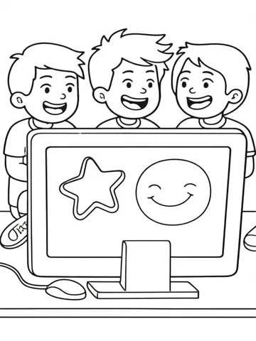 Get your kids excited about computers with our custom coloring pages! With fun designs and engaging scenes, your child will love coloring and learning about technology. Perfect for kids of all ages.