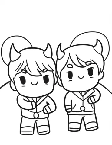 Explore the world of K-Pop demon hunters with these fun and colorful coloring pages! Let your imagination run wild as you bring these characters to life with your own unique color choices.