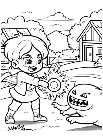 Discover the world of A Kpop Demon Hunter through these exciting coloring pages! Watch as they use their magical powers to protect innocent villagers from a menacing creature. Perfect for kids and adults alike.
