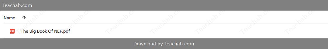Seduction Patterns Big Book of NLP, Expanded 350+ Techniques, Seduction Patterns & Strategies Free Download