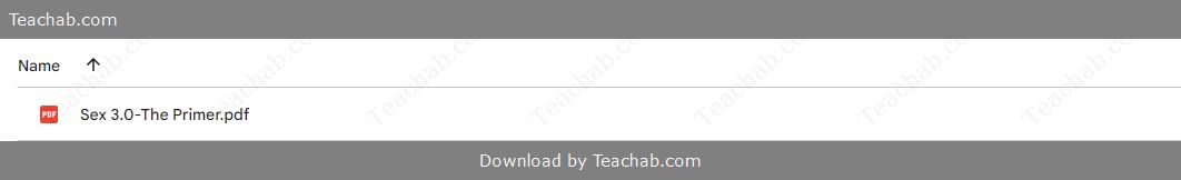 Sex 3.0 - The Primer by JJ Roberts Free Download